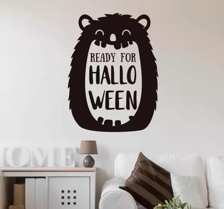 Aufkleber Halloween vorbereitet für halloween - TenStickers