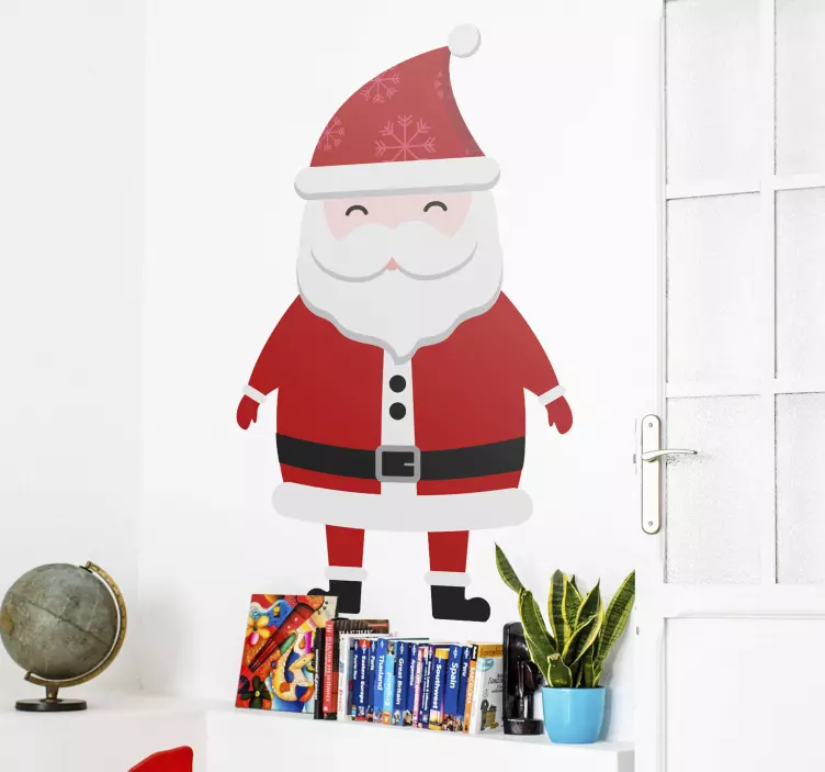 Aufkleber Halloween lustiger weihnachtsmann - TenStickers