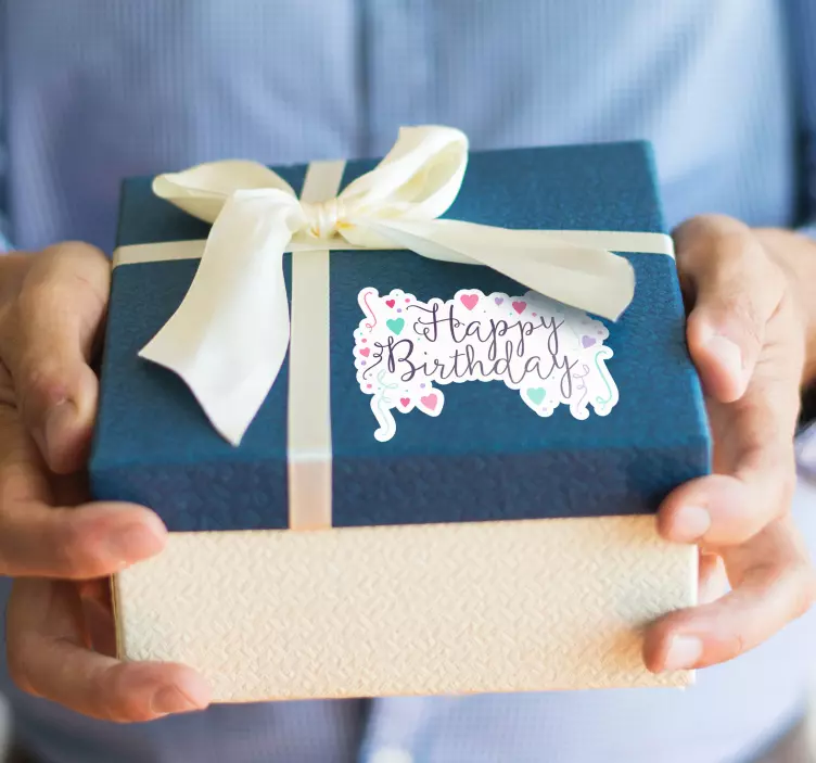 Aufkleber: Happy Birthday - TenStickers