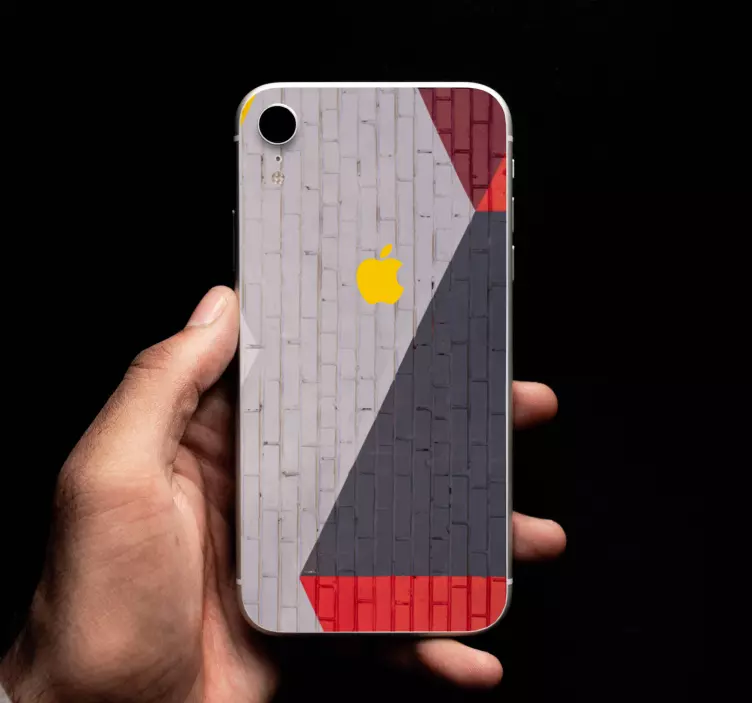 Iphone Aufkleber Farbenfrohes abstraktes kunstdesign - TenStickers