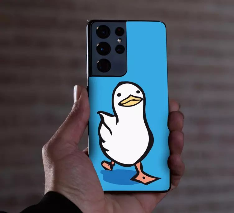 Iphone Aufkleber Swaggy walking ente - TenStickers