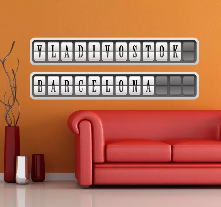 Aufkleber klassische Buchstaben - TenStickers