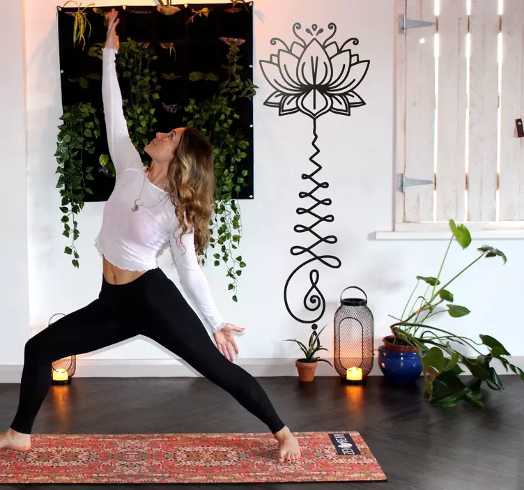 Wandtattoo Lotusblumen Design - TenStickers