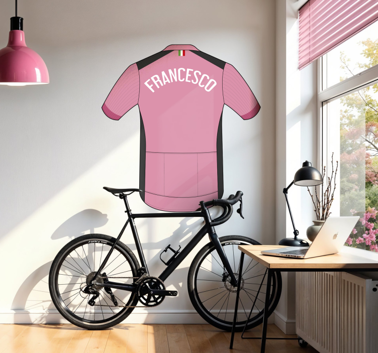 Aufkleber Radsport maglia rosa - TenStickers