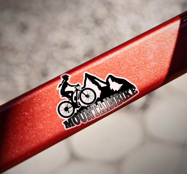 Fahrrad Aufkleber mountainbike - TenStickers
