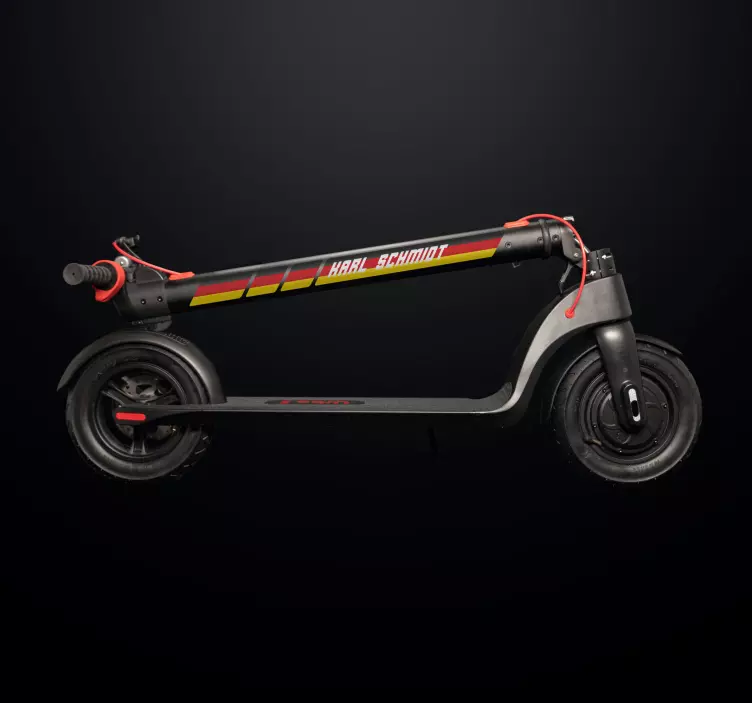 Aufkleber für scooter Flagge Deutschland - TenStickers