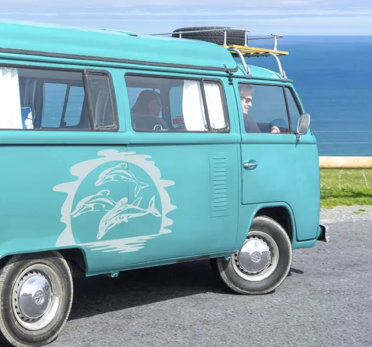 Wohnmobil Aufkleber Tier Delphine Design - TenStickers