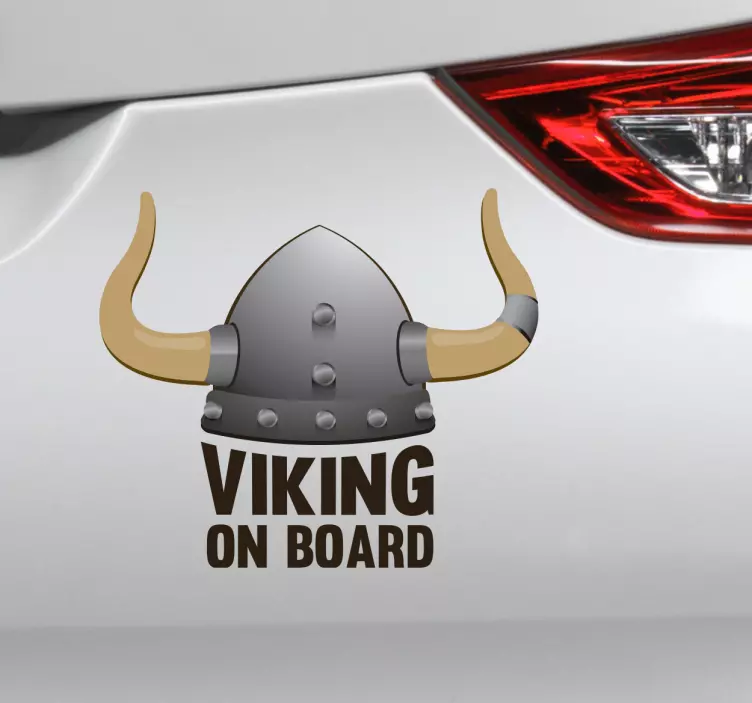 Viking on Board Baby on Board Autoaufkleber - TenStickers