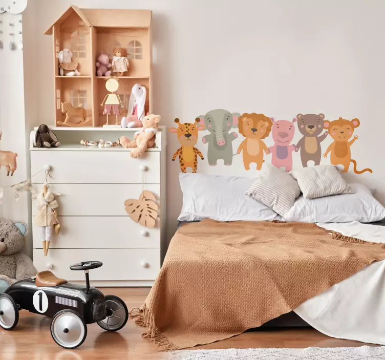 Wandtattoo Kopfzeile wildes Tier - TenStickers