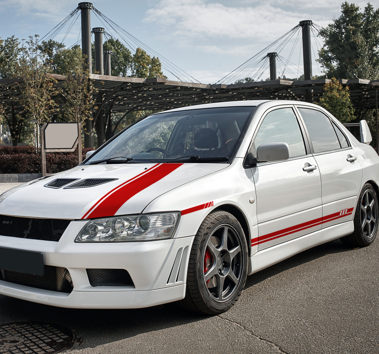 Autoaufkleber  5er Streifen Set - TenStickers