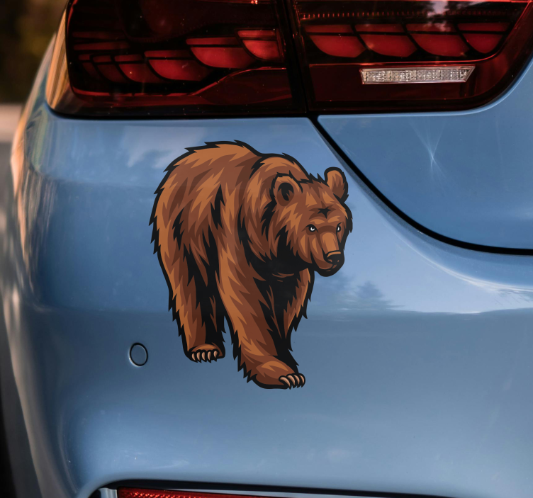 Autoaufkleber bärenillustration - TenStickers