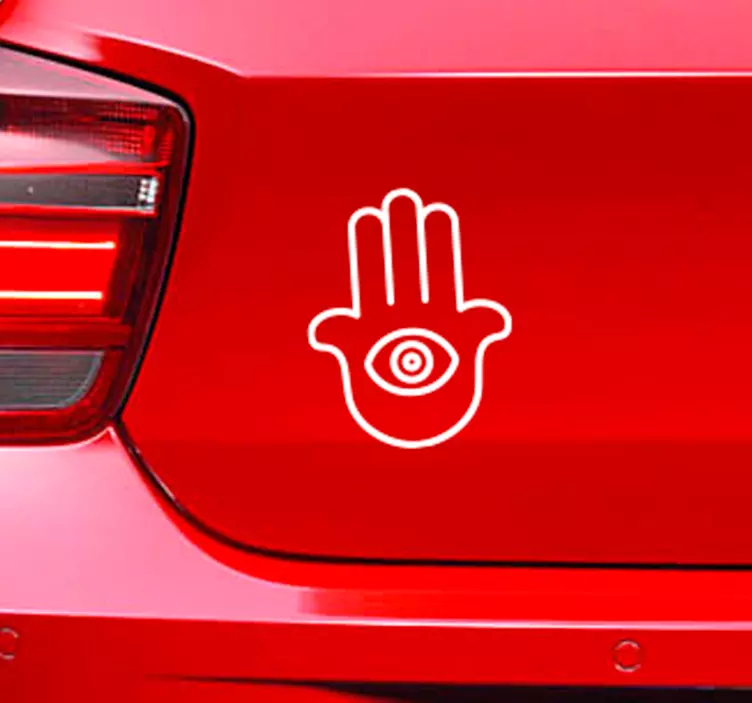 Autoaufkleber Hand von Fatima Symbol Glück - TenStickers
