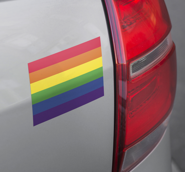 Autoaufkleber lgbtq-flagge - TenStickers