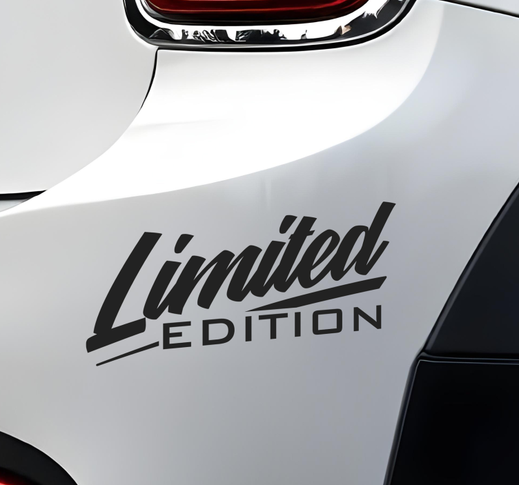 Autoaufkleber limitierte auflage, beschränkte auflage - TenStickers