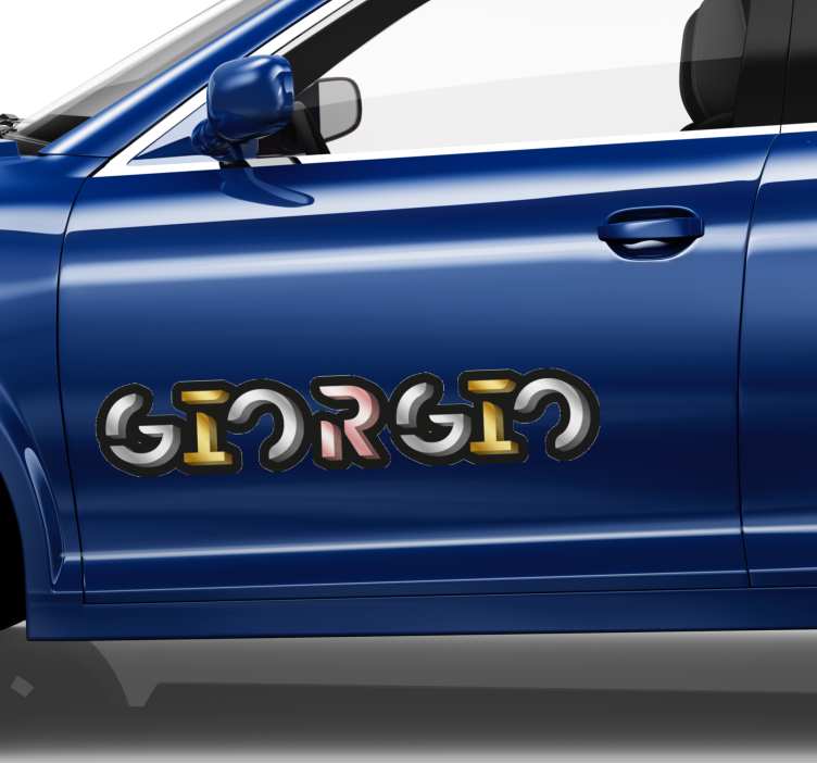 Autoaufkleber personalisierte namenserstellung - TenStickers