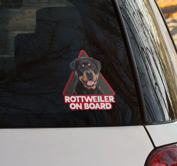 Autoaufkleber Rotweiler Design - TenStickers