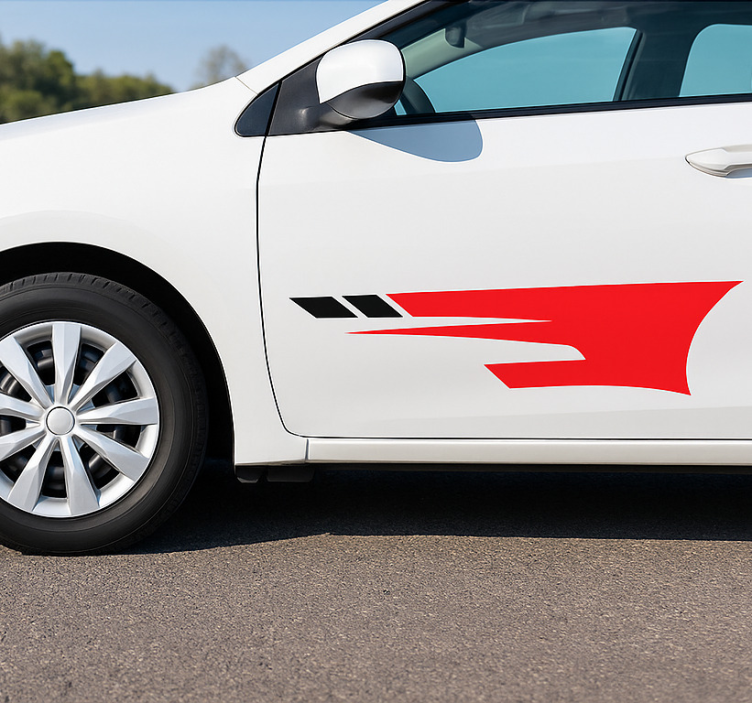 Autoaufkleber sportliche seitenaufkleber - TenStickers