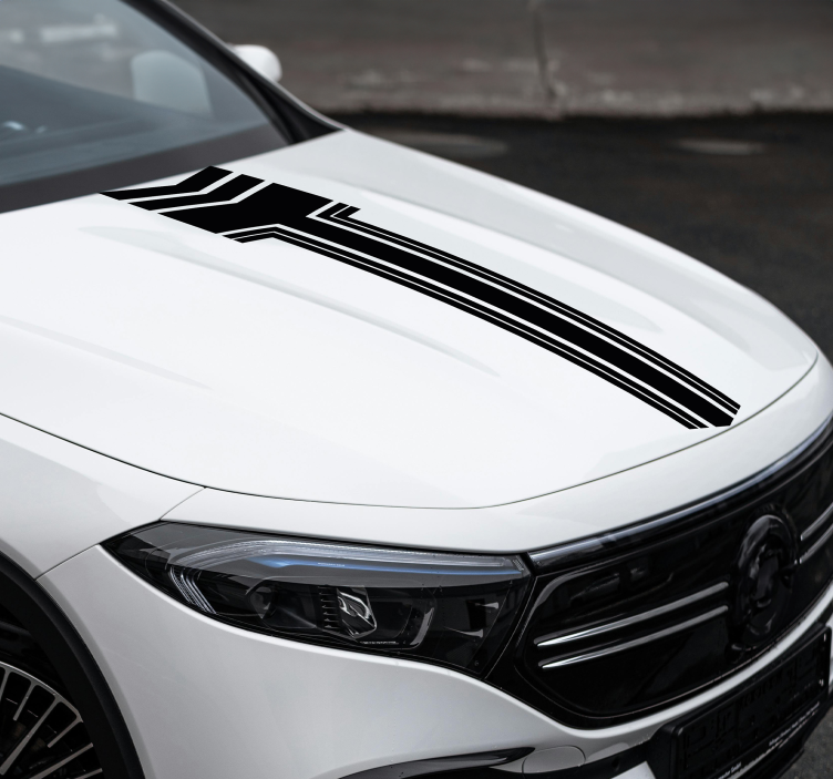 Autoaufkleber streifen mit pfeilen - TenStickers