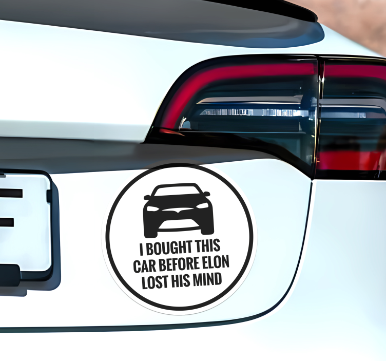 Autoaufkleber Tesla - TenStickers