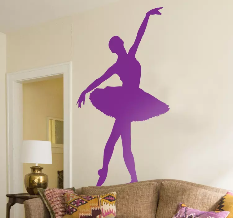Ballerina Sticker - TenStickers