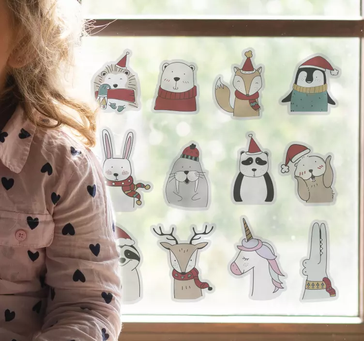 Bauernhof wandtattoo mit charmanten kreaturen - TenStickers