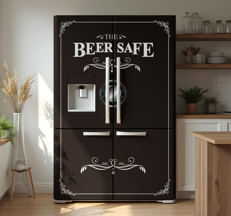 Kühlschrank Folie Beer Safe - TenStickers