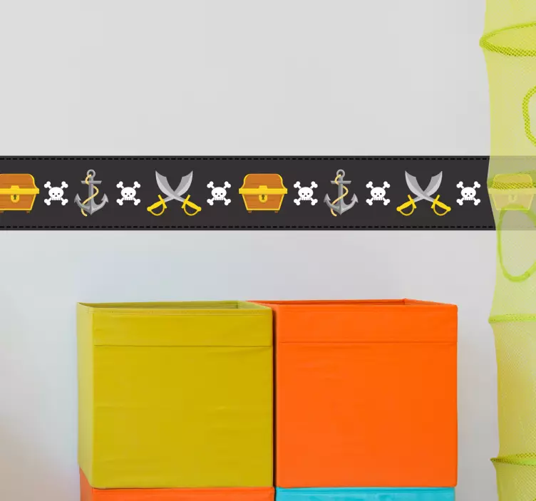 Bordüre Pirat - TenStickers