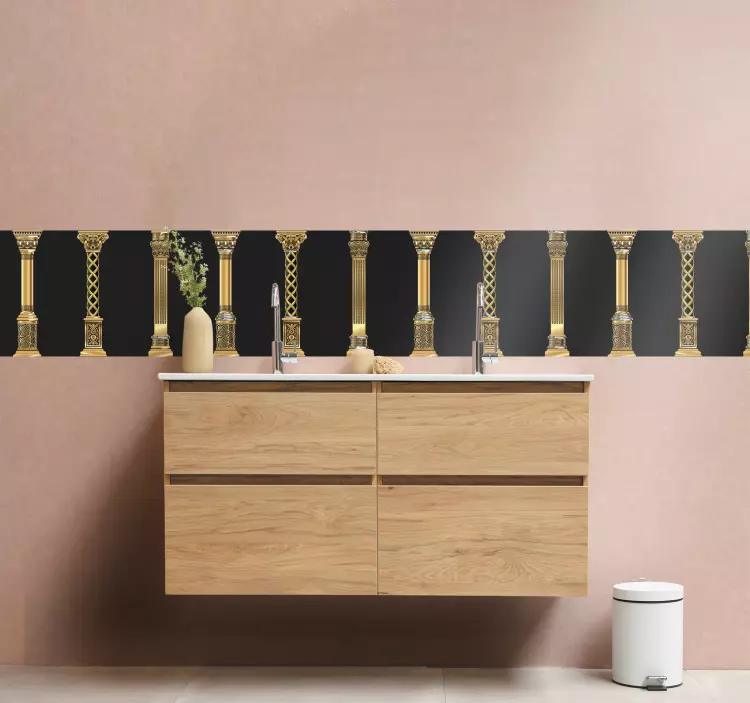 Bordüre selbstklebend elegantes säulenmotiv - TenStickers