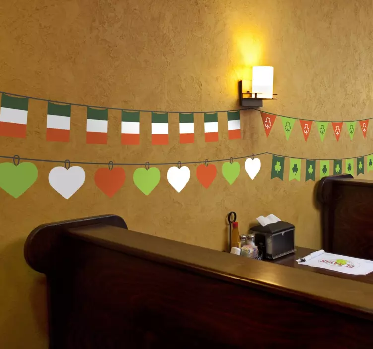 Bordüre selbstklebend st. Patrick's day dekoration - TenStickers