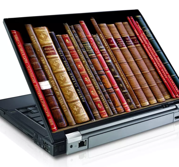 Büchersammlung Aufkleber - TenStickers