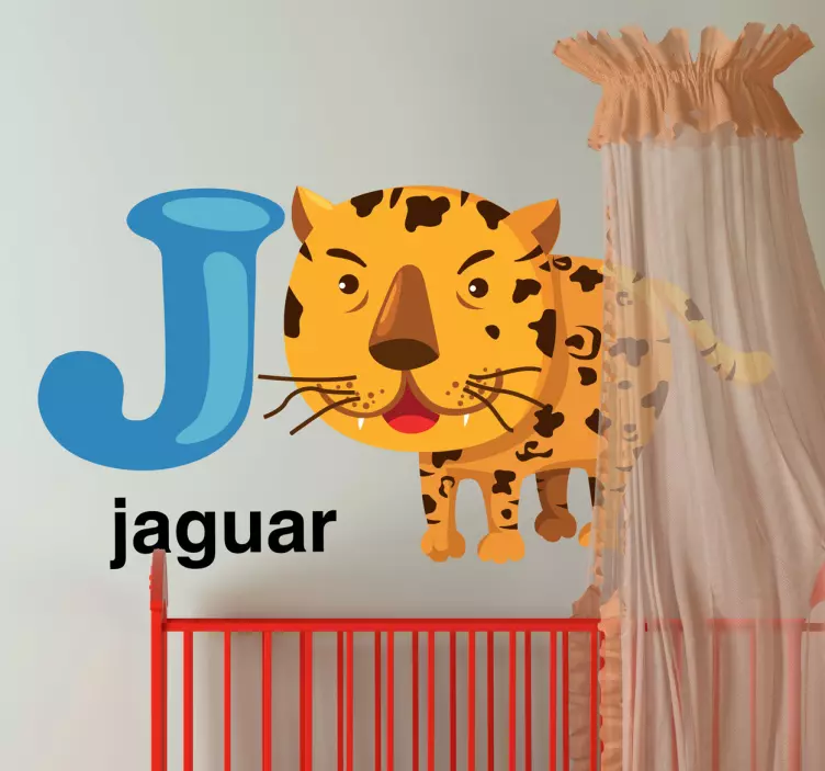 Buchstabe J Englisch Aufkleber - TenStickers