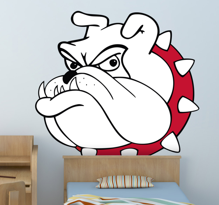 Bulldogge Hund Aufkleber - TenStickers