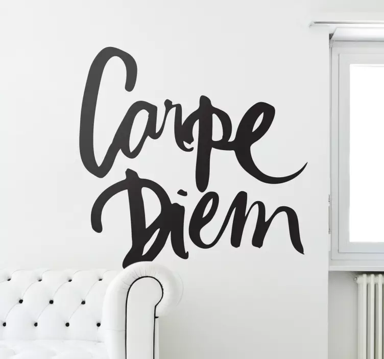 Carpe diem Aufkleber - TenStickers