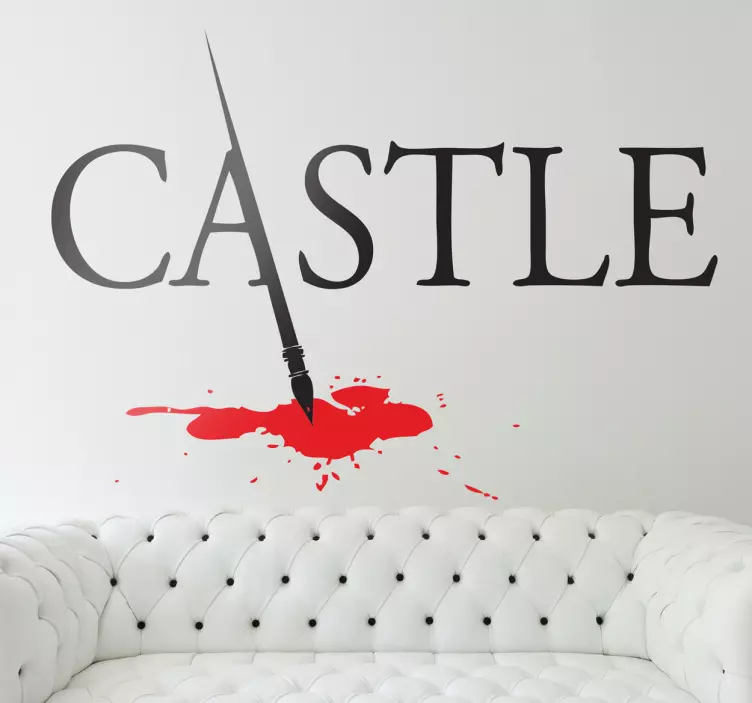 Castle Logo Sticker - TenStickers