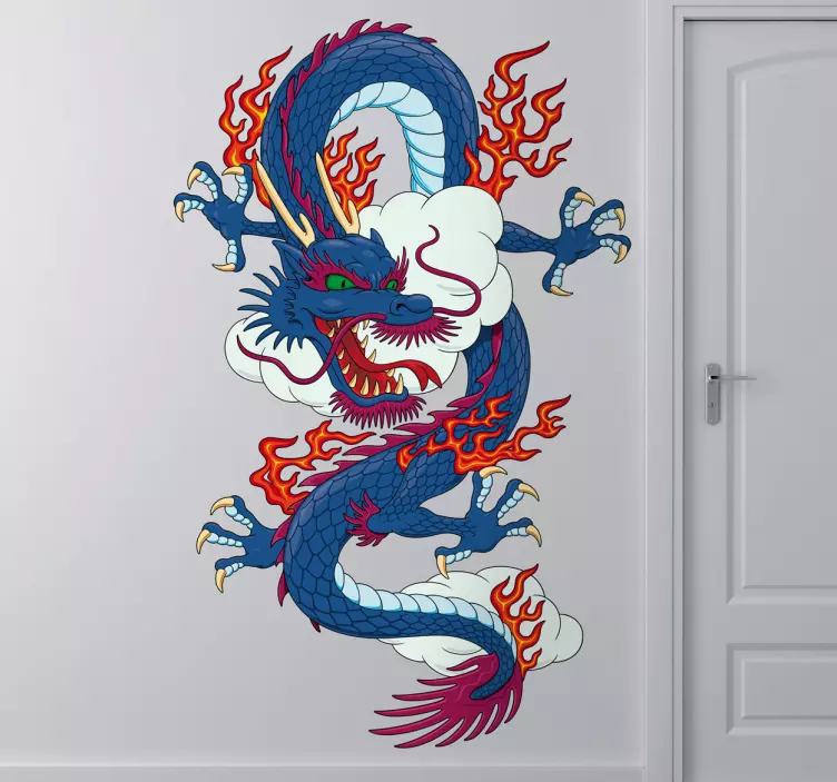 Chinesischer Drache Aufkleber - TenStickers