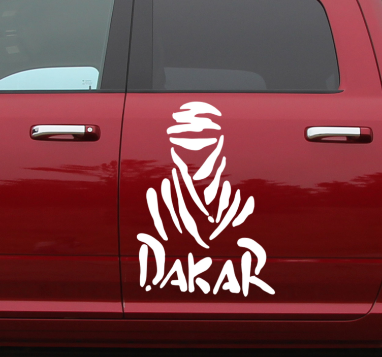 Autoaufkleber Dakar Logo - TenStickers