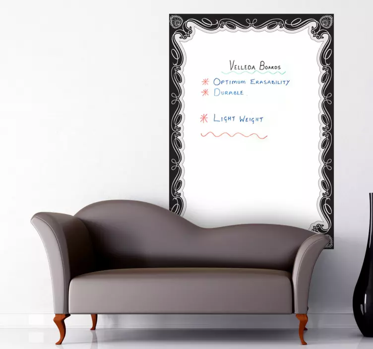 Deko Rahmen Whiteboard Folie - TenStickers