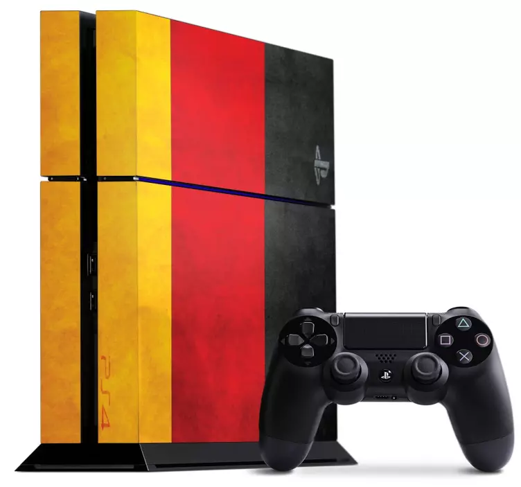 Deutschland Aufkleber für die Ps4 - TenStickers