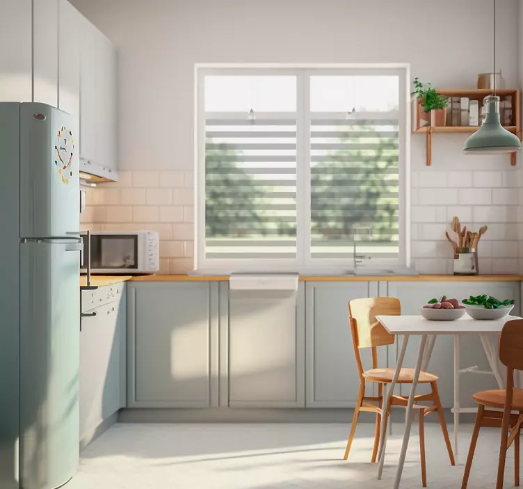 Fensteraufkleber lichtdurchlässige Streifen - TenStickers