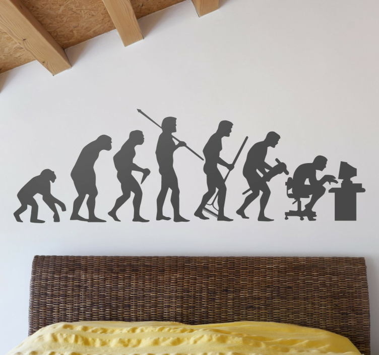 Evolution Aufkleber - TenStickers