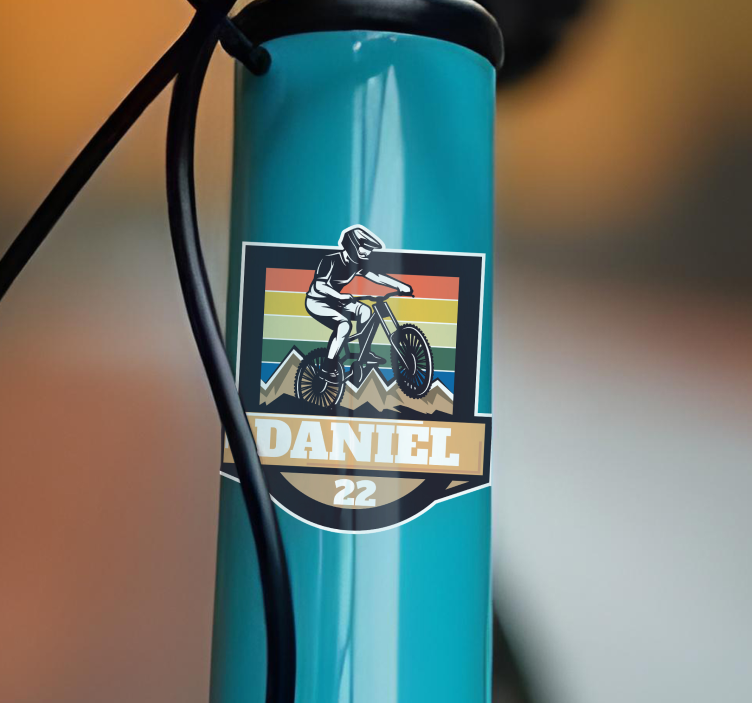 Fahrrad Aufkleber personalisierter vintage - TenStickers
