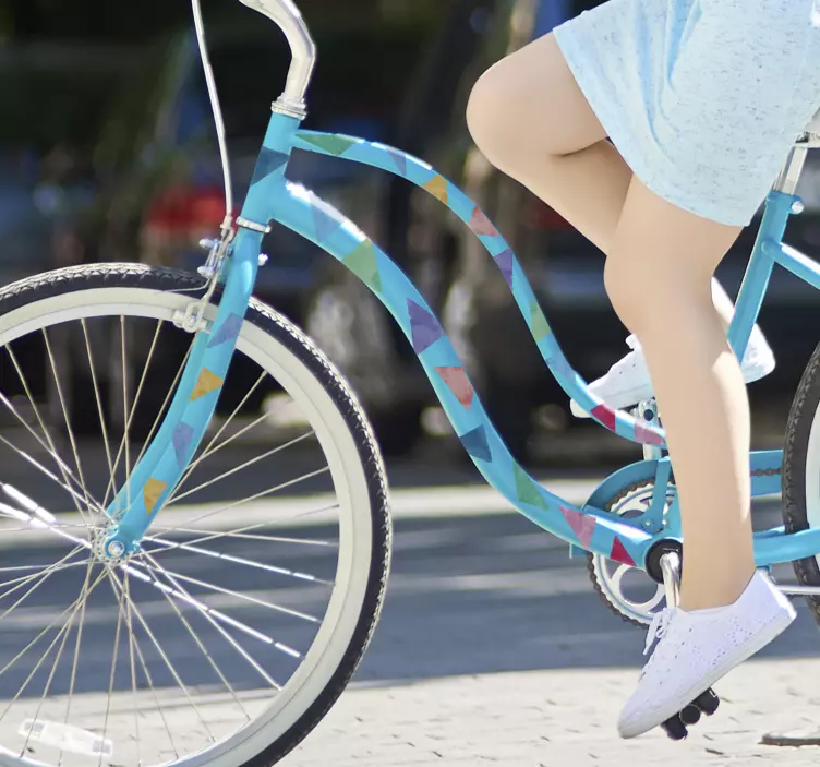 Fahrrad Aufkleber Rahmen volle Farbe - TenStickers