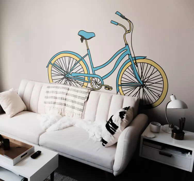 Fahrrad Wandtattoo - TenStickers