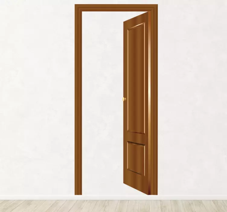 3D Wandtattoo Falsche Tür - TenStickers