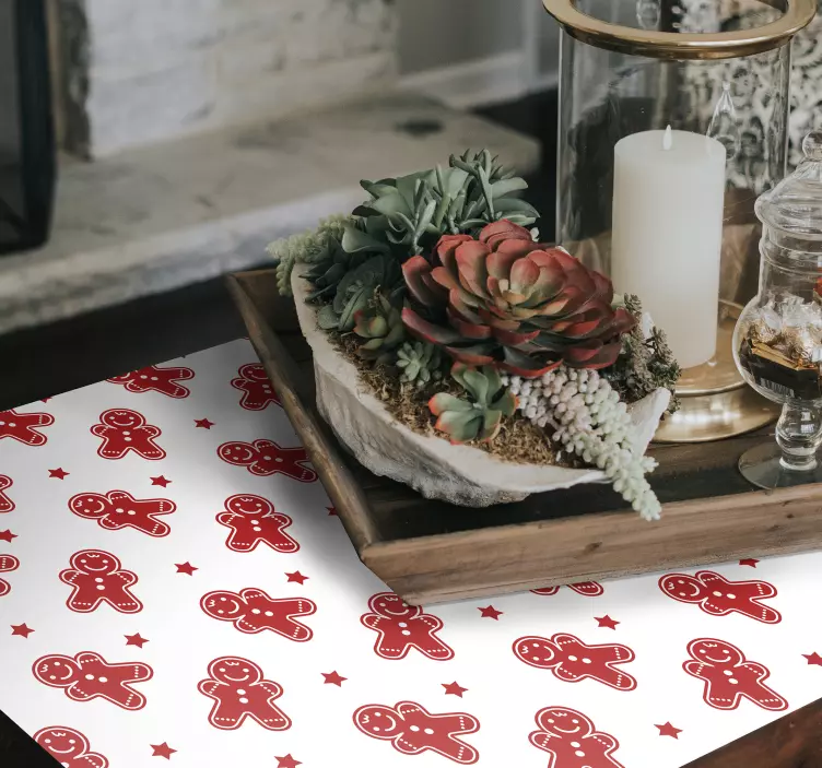 Feiertag Wandtattoo lebkuchenfiguren muster - TenStickers