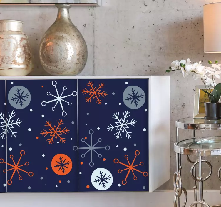 Feiertag Wandtattoo wintermusterdesign - TenStickers