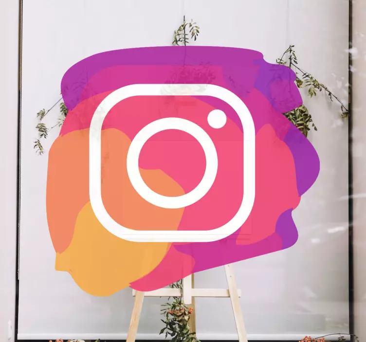 Fenster Aufkleber Instagram-symbol - TenStickers