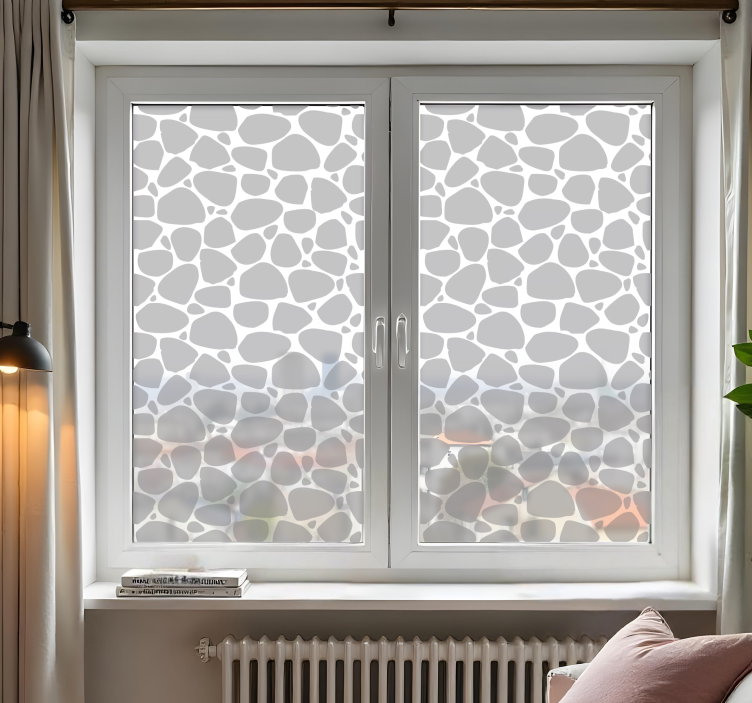 Fensteraufkleber Steine Silhouetten - TenStickers