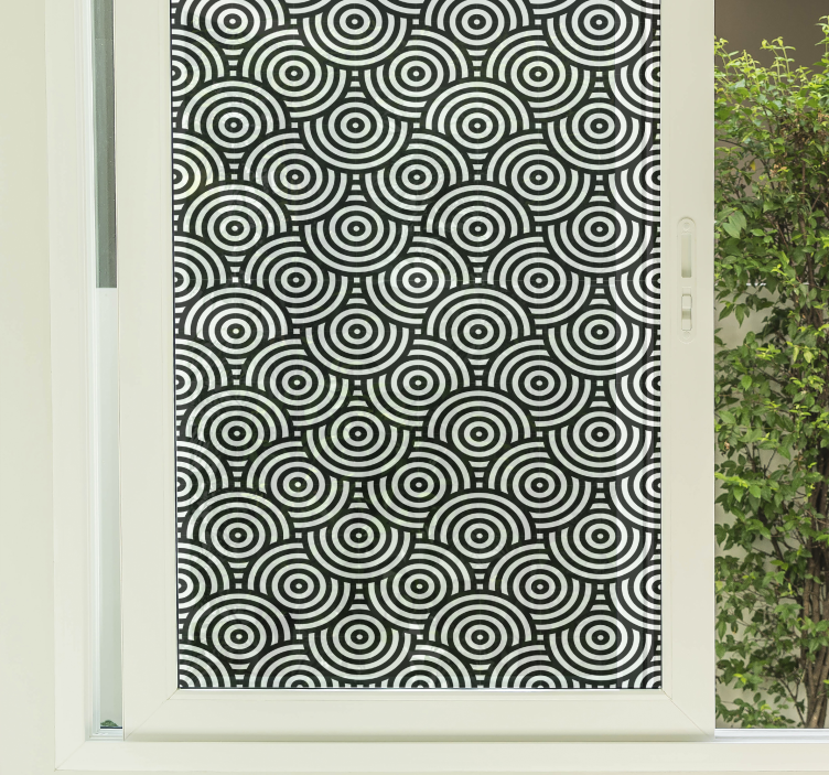 Fensterfolie Cercles für fenster - TenStickers