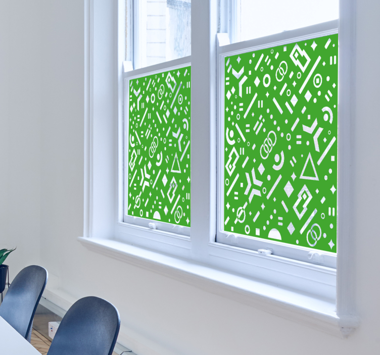 Fensterfolie geometrische Formen - TenStickers